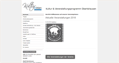 Desktop Screenshot of kultur-obertshausen.de